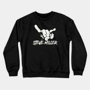 steve miller ll horn sign Crewneck Sweatshirt